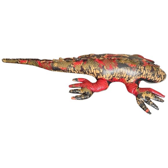 Rare Realistic 26" Reptile Plush | Gila Monster Lizard Soft Sculpture Art Toy - Picture 3 of 16